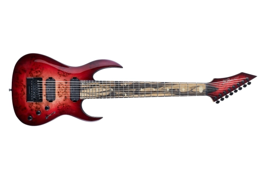 B.C. Rich - Shredzilla 8 Prophecy Archtop with Evertune II - Lava Burst