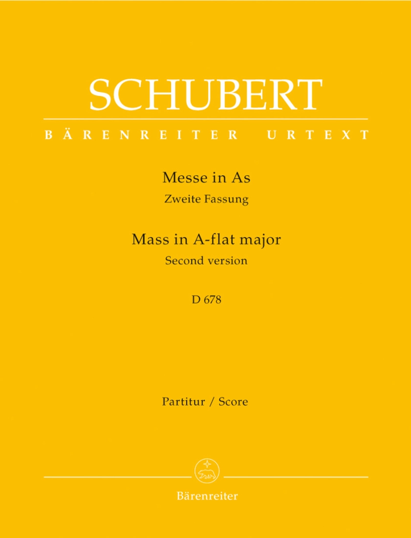 Mass in A-flat major, D 678 (Second version) - Schubert/Finke-Hecklinger - Full Score - Book