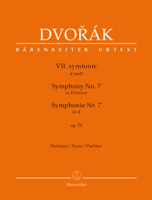 Symphony no. 7 in D minor op. 70 - Dvorak/Del Mar - Full Score - Book