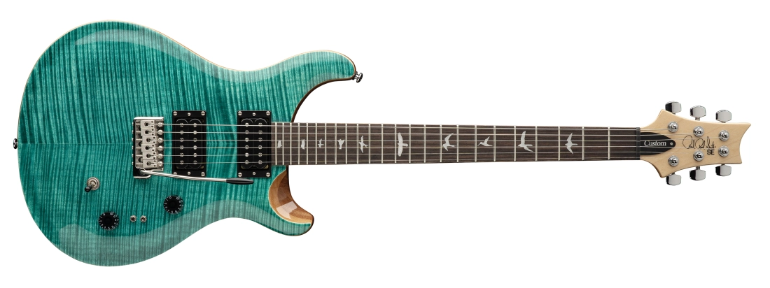 SE Custom 24-08 Electric Guitar with Gigbag - Turquoise