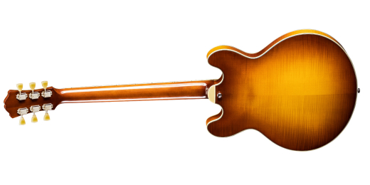 T484-GB Thinline Electric Guitar with Hardshell Case - Goldburst