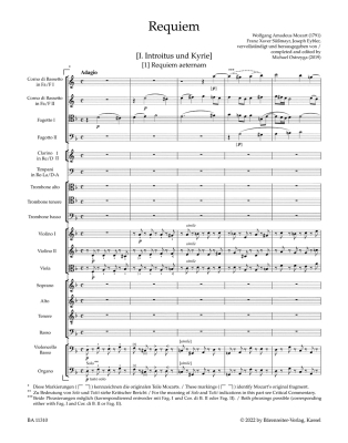 Requiem - Mozart/Ostrzyga - Full Score - Book