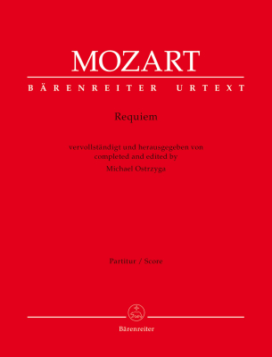 Baerenreiter Verlag - Requiem Mozart, Ostrzyga Partition matresse complte Livre