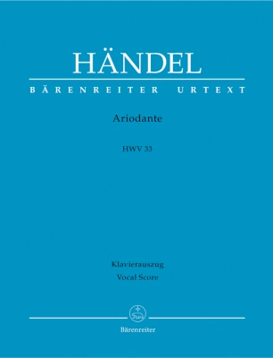 Baerenreiter Verlag - Ariodante HWV 33 - Handel/Burrows - Vocal Score - Book