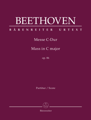 Baerenreiter Verlag - Mass in C major op. 86 - Beethoven/Cooper - Full Score - Book