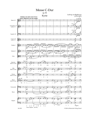 Mass in C major op. 86 - Beethoven/Cooper - Full Score - Book