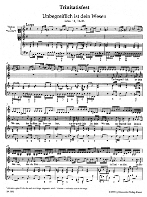 Musical Church Service (Cantatas for the Sundays after Trinity) - Telemann/Fock/Poetzsch - Medium Voice/Solo Instrument/Basso Continuo - Score/Parts