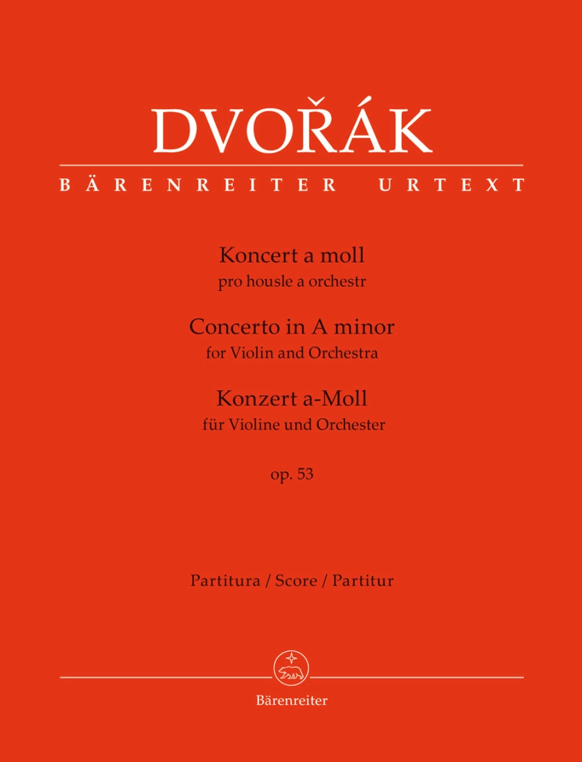 Concerto for Violin and Orchestra in A minor op. 53 - Dvorak/Cividini - Full Score - Book