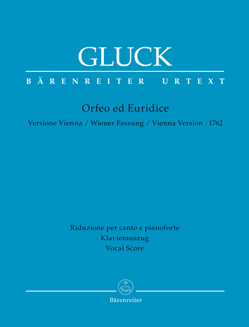 Orpheus and Eurydice (Vienna version 1762) - Gluck/Abert/Finscher - Vocal Score - Book