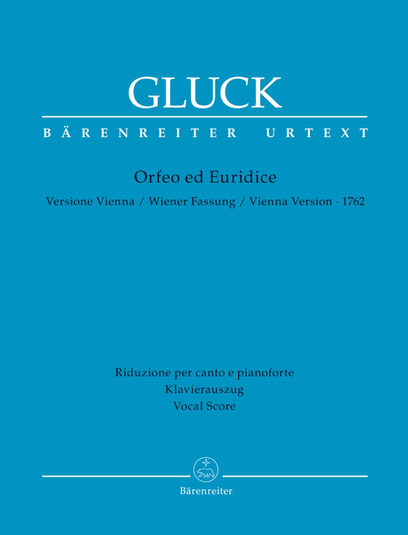 Orpheus and Eurydice (Vienna version 1762) - Gluck/Abert/Finscher - Vocal Score - Book