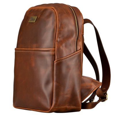 Lifton Leather Backpack - Brown