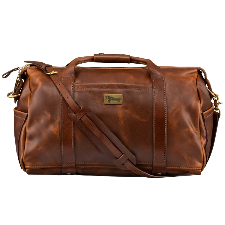 Lifton Leather Duffle Bag - Brown