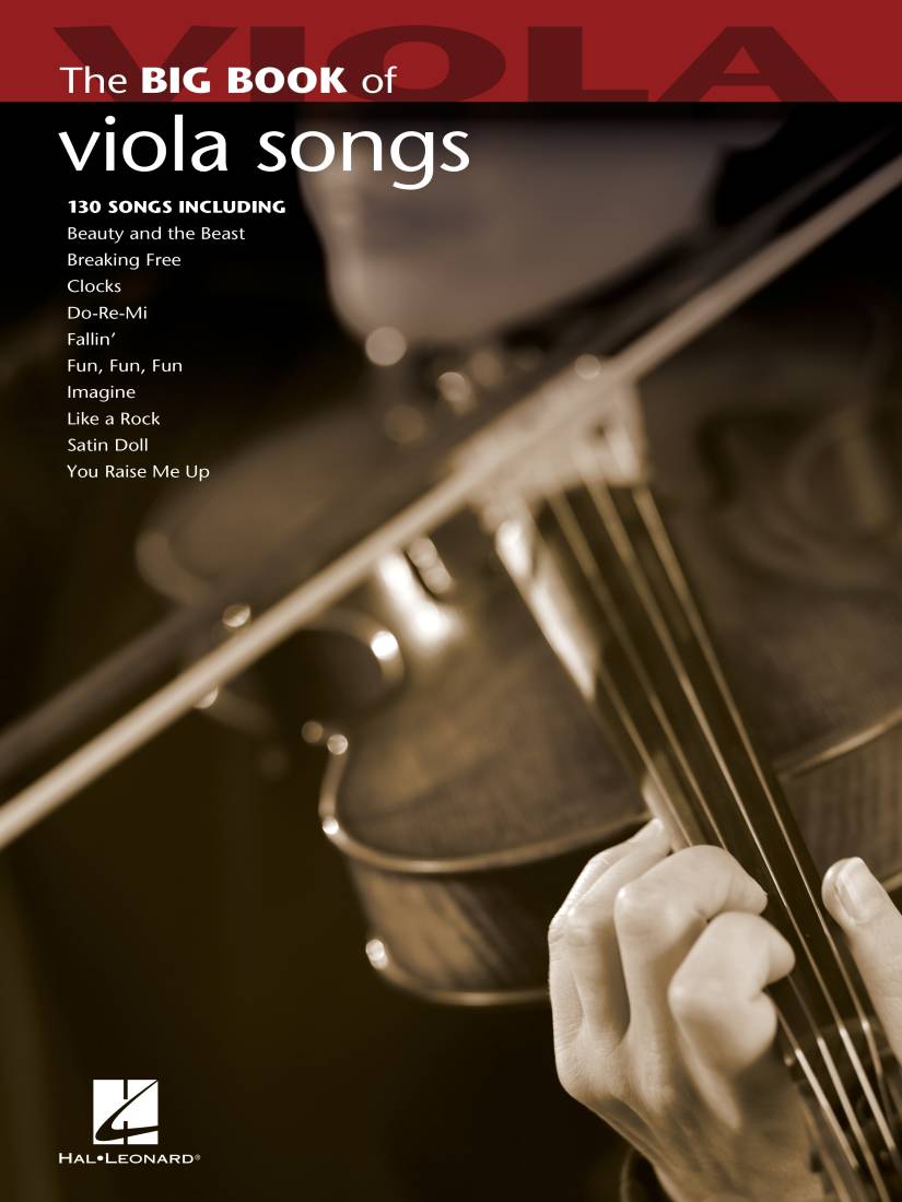 The Big Book of Viola Songs - Viola - Book
