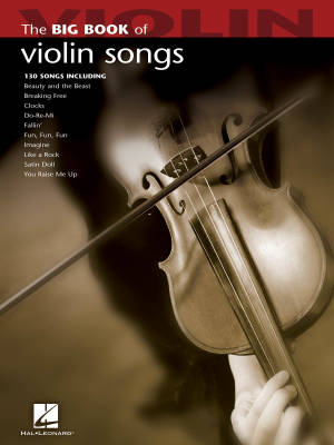 The Big Book of Violin Songs - Violin - Book