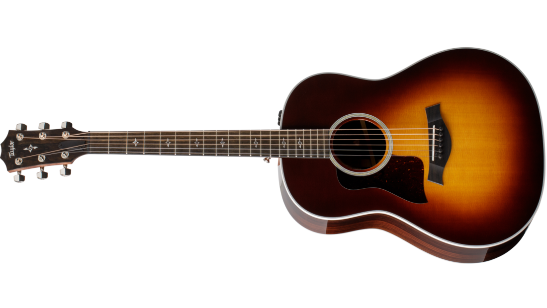 417e-R Grand Pacific Sitka/Rosewood Acoustic Guitar w/ES2 and Case, Left Handed - Tobacco Sunburst
