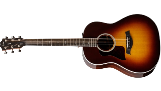 417e-R Grand Pacific Sitka/Rosewood Acoustic Guitar w/ES2 and Case, Left Handed - Tobacco Sunburst