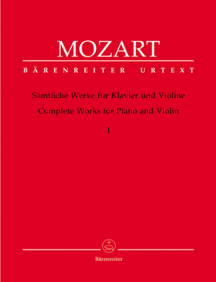 Baerenreiter Verlag - Complete Works for Violin and Piano, Volume I - Mozart/Reeser - Book