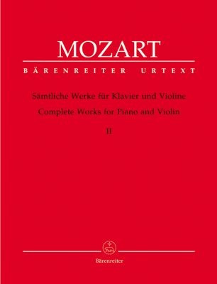 Complete Works for Violin and Piano, Volume II - Mozart/Reeser - Book