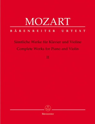 Baerenreiter Verlag - Complete Works for Violin and Piano, Volume II - Mozart/Reeser - Book