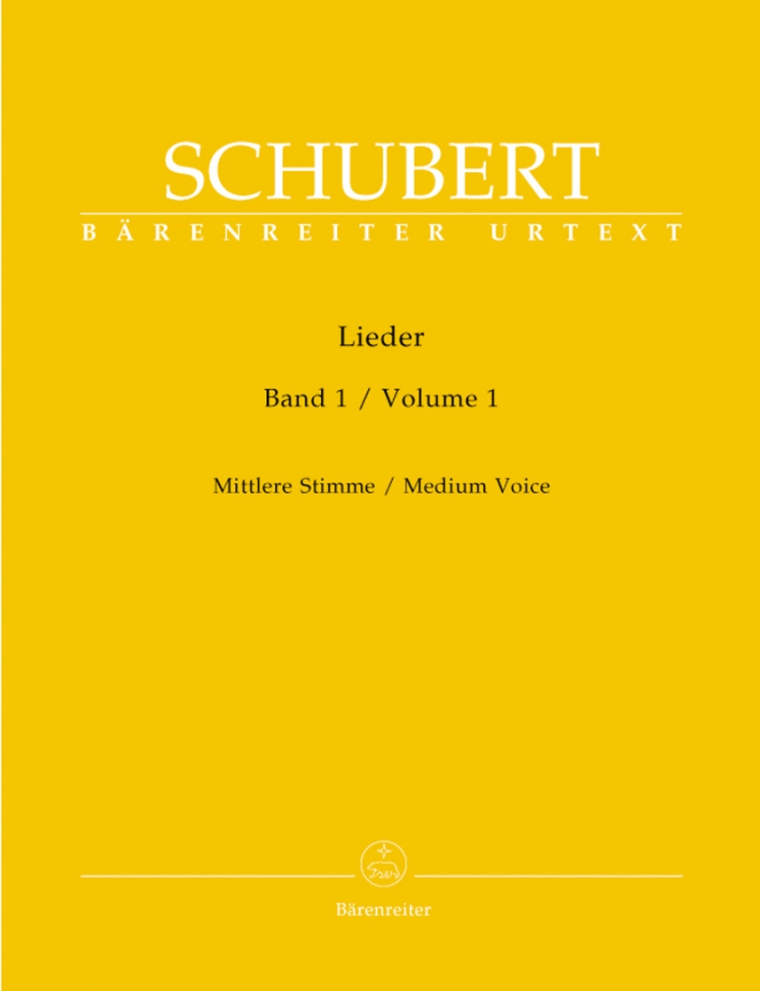 Lieder, Volume 1 - Schubert/Durr - Medium Voice/Piano - Book