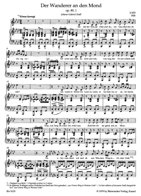 Lieder, Volume 3 - Schubert/Durr - Medium Voice/Piano - Book