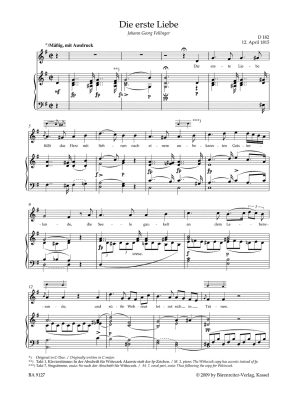 Lieder, Volume 7 - Schubert/Durr - Medium Voice/Piano - Book