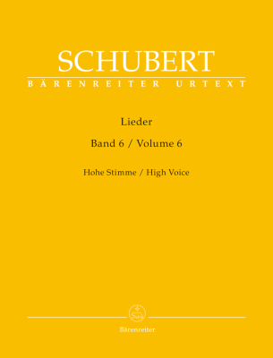 Baerenreiter Verlag - Lieder, Volume 6 - Schubert/Durr - High Voice/Piano - Book
