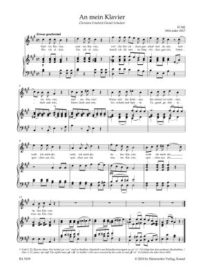 Lieder, Volume 9 - Schubert/Durr - High Voice/Piano - Book
