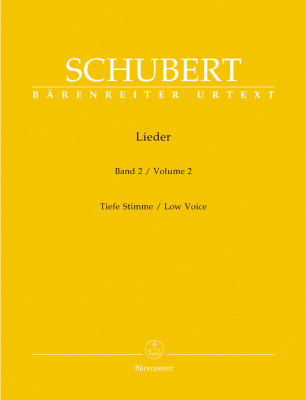 Lieder, Volume 2 - Schubert/Durr - Low  Voice/Piano - Book