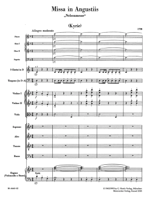 Missa in Angustiis Hob.XXII:11 \'\'Nelson Mass\'\' - Haydn/Thomas - Full Score - Book