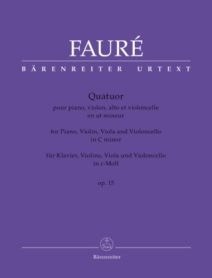 Quartet in C minor op. 15 N 48 - Faure/Herlin - Violin/Viola/Cello/Piano - Parts Set