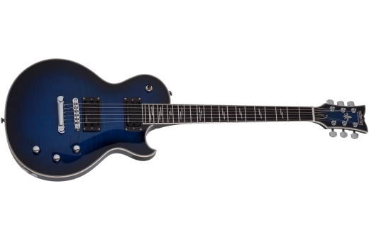 Schecter - Solo II Supreme Electric Guitar - See-Thru Blue Burst