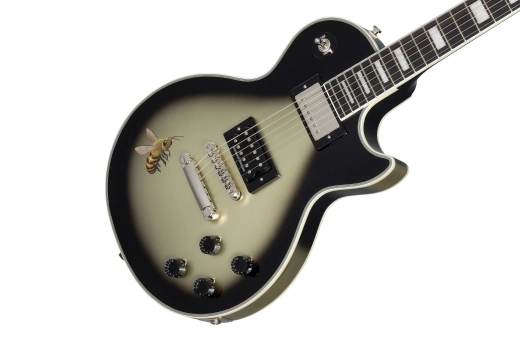 Adam Jones Les Paul Custom Art Collection: Mark Rydon\'s \'\'Queen Bee\'\' - Antique Silverburst