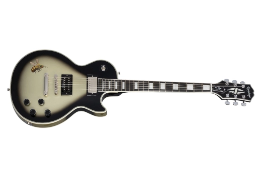 Adam Jones Les Paul Custom Art Collection: Mark Rydon\'s \'\'Queen Bee\'\' - Antique Silverburst