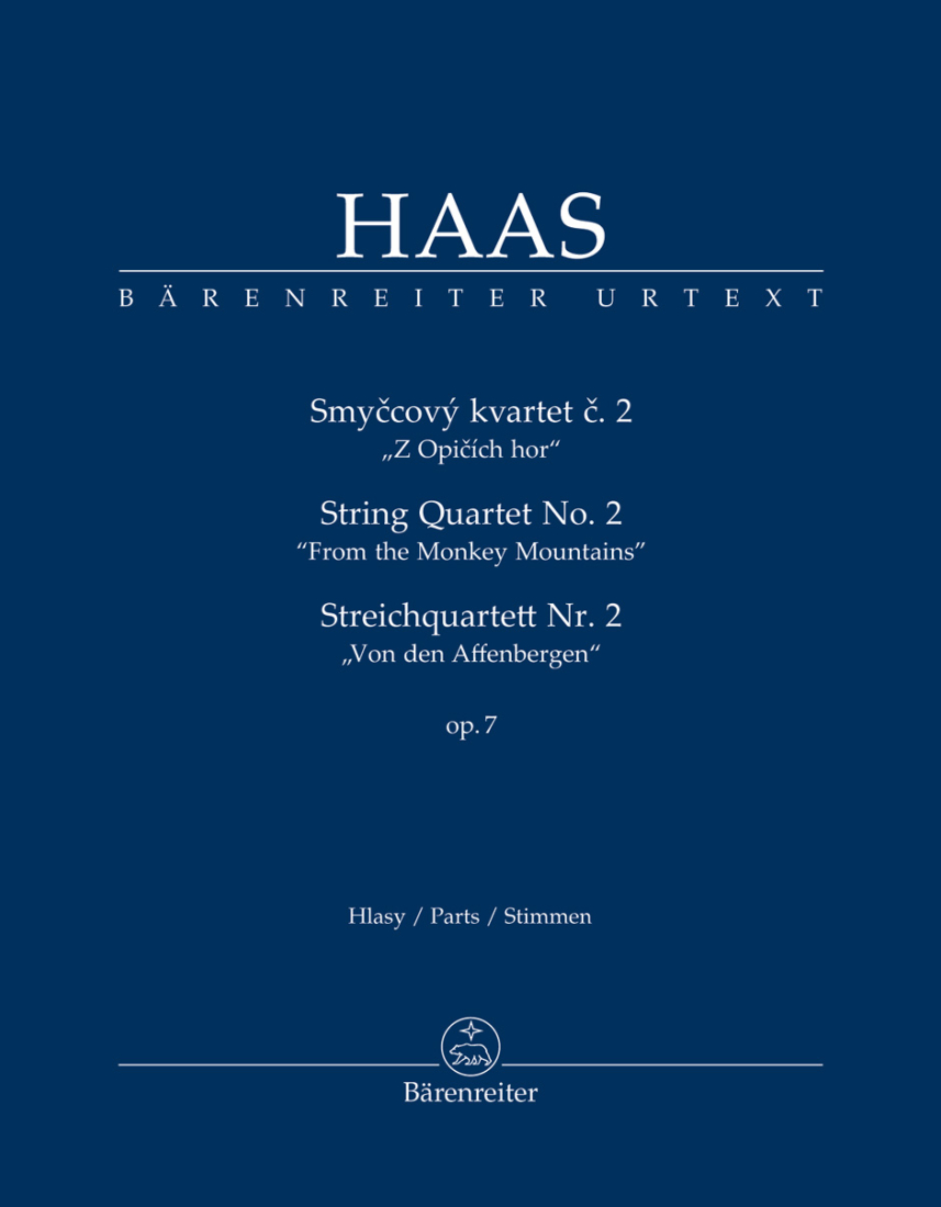 String Quartet no. 2 op. 7 \'\'From the Monkey Mountains\'\' - Haas/Pivoda - String Quartet/Percussion - Set of Parts