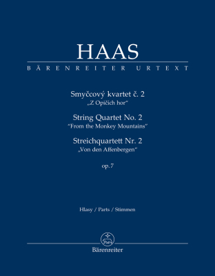 String Quartet no. 2 op. 7 \'\'From the Monkey Mountains\'\' - Haas/Pivoda - String Quartet/Percussion - Set of Parts