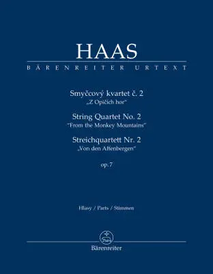 Baerenreiter Verlag - String Quartet No. 2 Op. 7 from the Monkey Mountains - Haas - Set of Parts, Urtext Edition