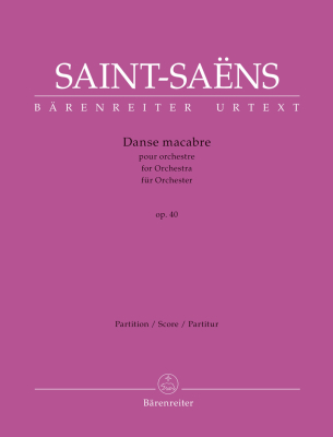 Baerenreiter Verlag - Danse macabre op. 40 - Saint-Saens/Macdonald - Full Score - Book