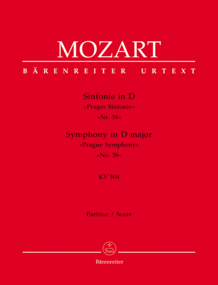 Baerenreiter Verlag - Symphony no. 38 in D major K. 504 Prague Symphony - Mozart/Somfai - Full Score - Book