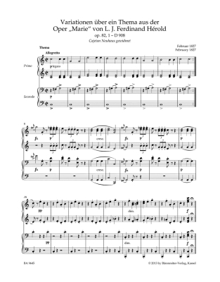 Works for Piano Duet (Four Hands-One Piano), Volume 3 - Schubert/Litschauer/Aderhold - Book