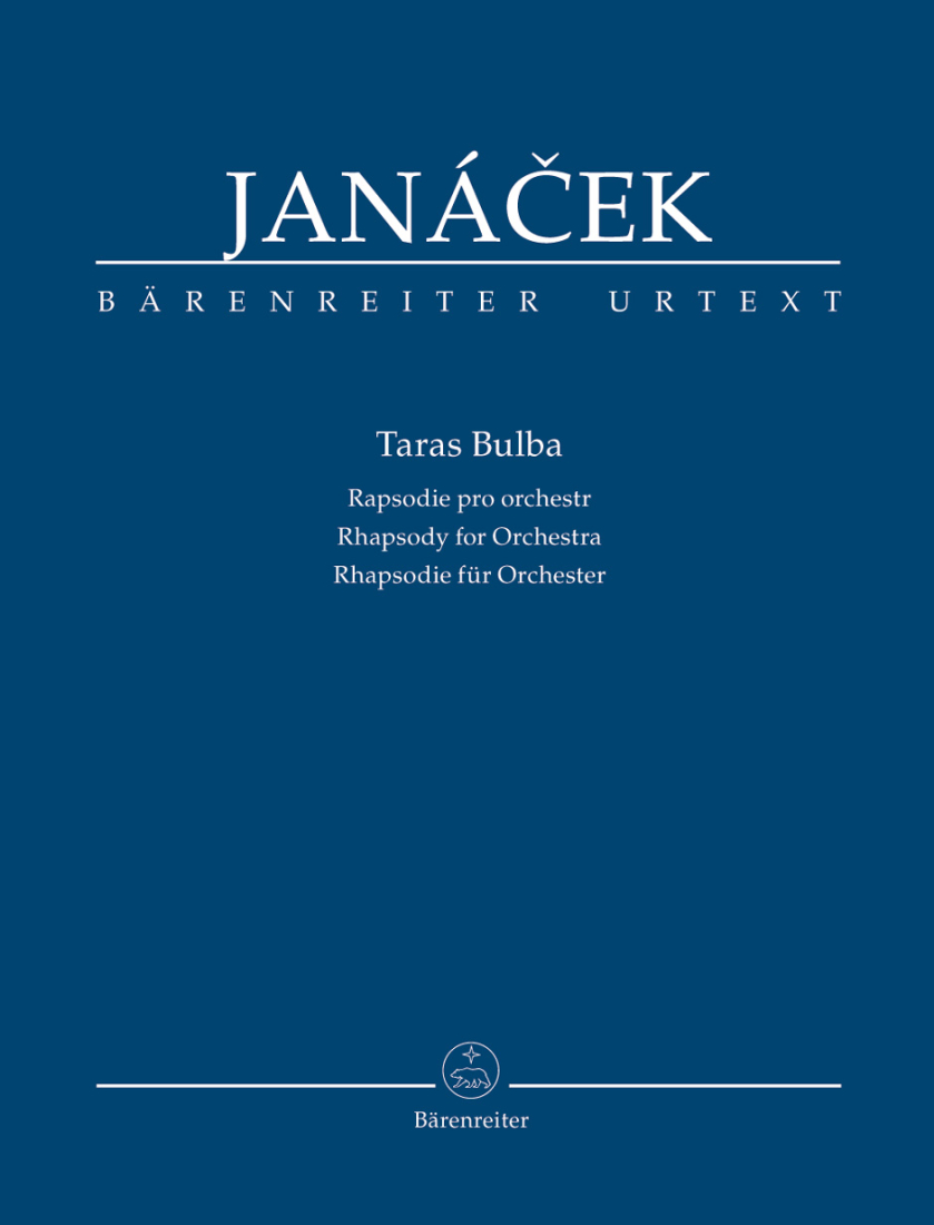Taras Bulba (Rhapsody for Orchestra) - Janacek/Hanus/Burghauser - Study Score - Book
