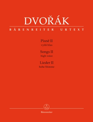 Baerenreiter Verlag - Songs II - Dvorak/Vejvodova - High Voice/Piano, Singing Score - Book