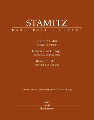 Concerto for Bassoon and Orchestra in C Major - Stamitz - Piano Reduction, Part (1), Urtext Edition