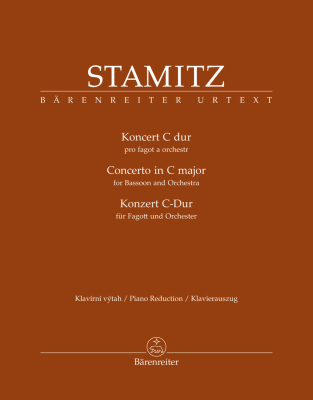 Baerenreiter Verlag - Concerto in C major - Stamitz/Sindelar - Piano, Piano Reduction - Book