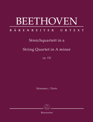 Baerenreiter Verlag - String Quartet in A minor op. 132 - Beethoven/Del Mar - Parts Set