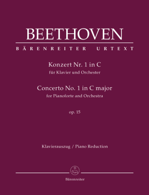 Baerenreiter Verlag - Concerto no. 1 in C major op. 15 - Beethoven/Del Mar - Piano/Piano Reduction (2 Pianos, 4 Hands) - Parts