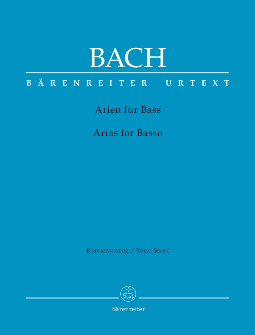 Arias for Basso - Bach/Lehmann - Vocal Score - Book