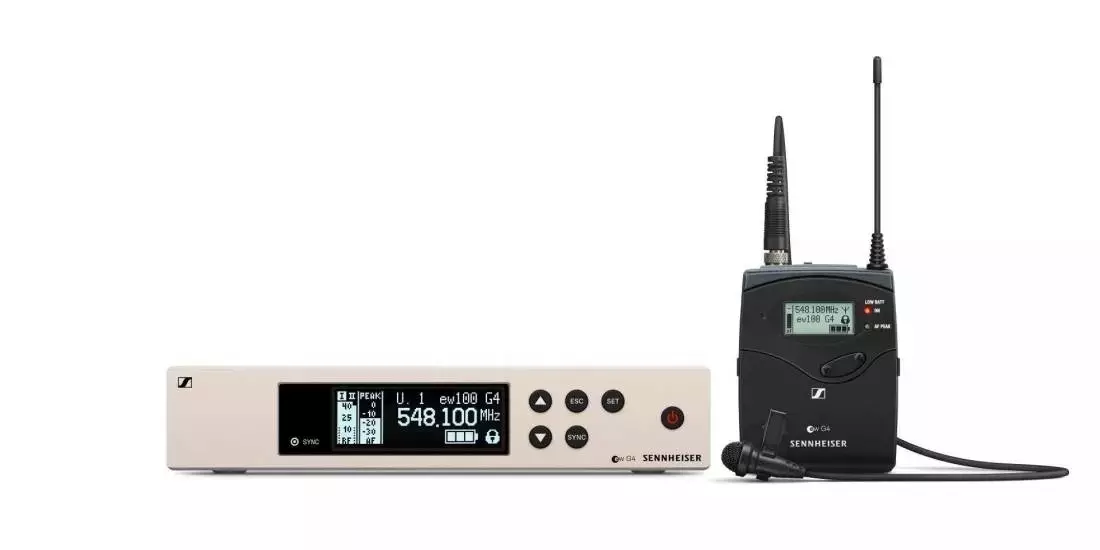 EW 100 G4-ME2-G Wireless Lavalier Set, 566-608 MHz