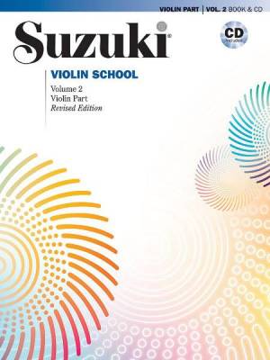 Summy-Birchard - Suzuki Violin School Violin Part & CD, Volume 2 Rev.