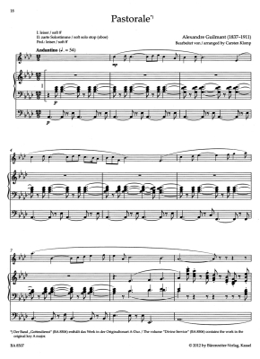 organ plus one: Communion - Klomp - Organ/Solo Instrument - Score/Parts